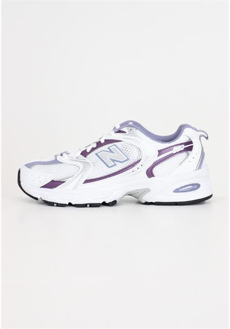 White, purple and gray men's and women's sneakers MODEL 530 NEW BALANCE | MR530REWHITE